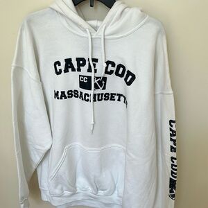 White Anchor Hoodie - Cape Cod, Massachusetts